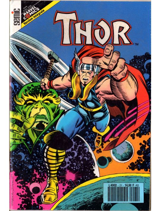 Thor (3e Série - Lug/Semic) tome 21 - Le héros et l'horreur (éd. 1992) main product photo