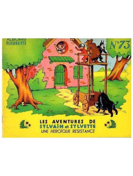 Sylvain et Sylvette (01-série : albums Fleurette) tome 73 - Une héroîque résistance (éd. 1965) main product photo