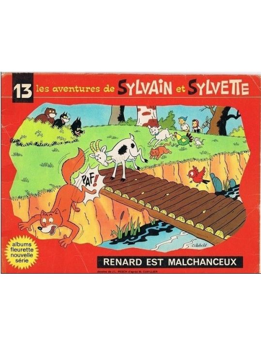 Sylvain et Sylvette (03-série : Fleurette nouvelle série) tome 13 - Renard est malchanceux (éd. 1968) main product photo