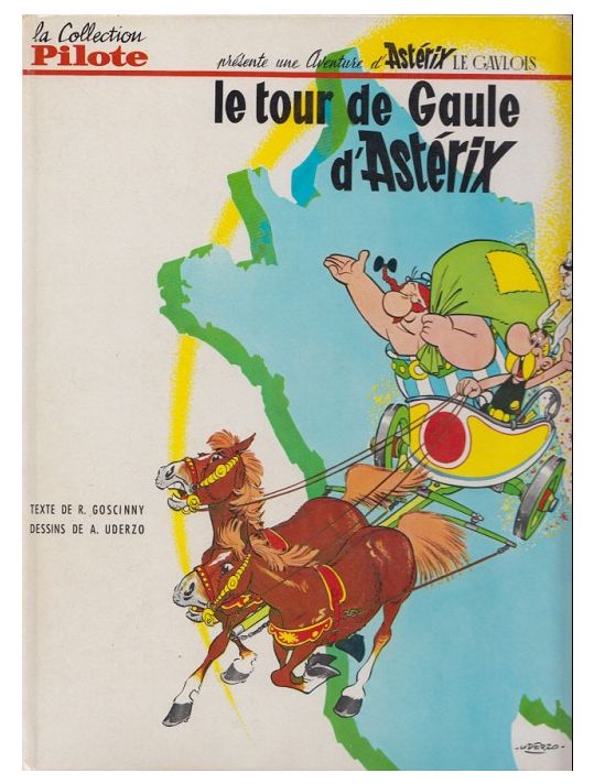 Astérix tome 5 - Le tour de Gaule d'Astérix (éd. 1965) main product photo