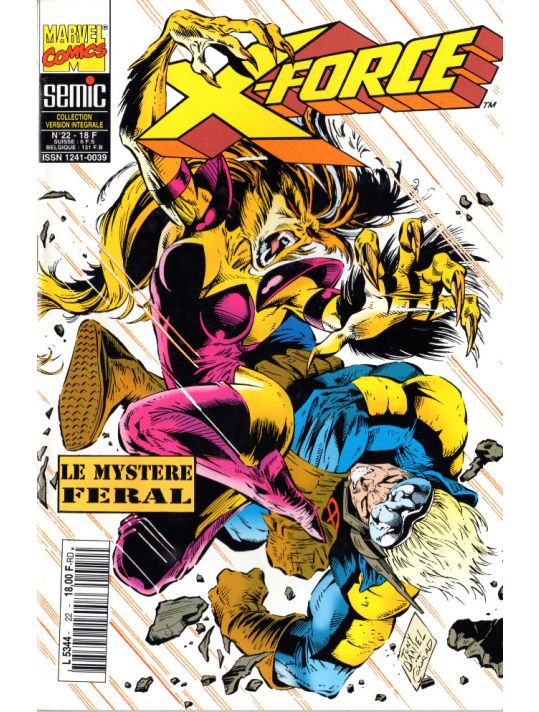 X-Force tome 22 - Le mystère Feral (éd. 1996) main product photo