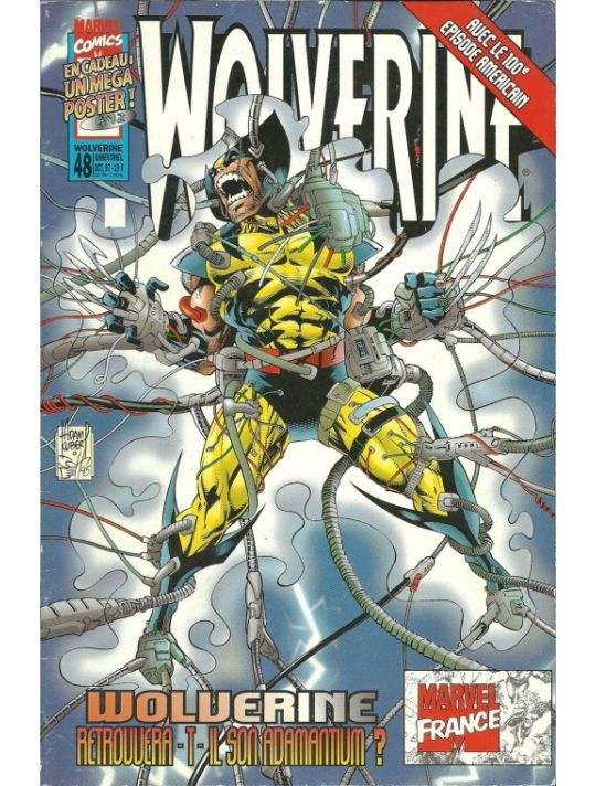 Wolverine (Marvel France 1re série) (1997) tome 48 - Wolverine retrouvera t-il son adamantium? (éd. 1997) main product photo