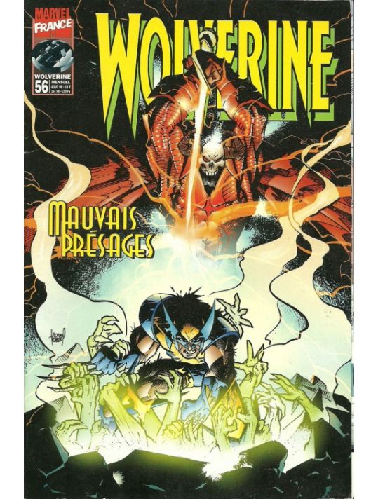Wolverine (Marvel France 1re série) (1997) tome 56 - Mauvais présages (éd. 1998) main product photo