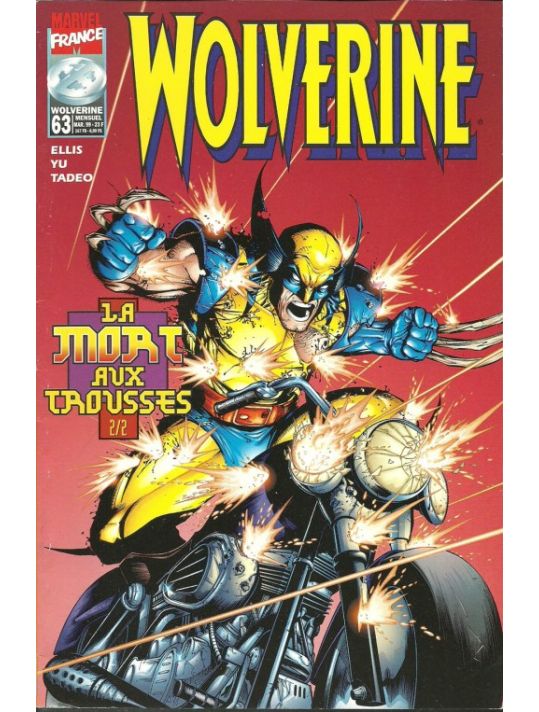 Wolverine (Marvel France 1re série) (1997) tome 63 - La mort aux trousses 2/2 (éd. 1999) main product photo