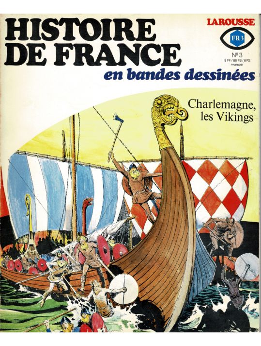 Histoire de France en BD tome 3 - Charlemagne, les Vikings main product photo