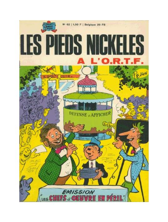 Pieds Nickelés (Les) - La collection (Hachette) tome 62 - Les Pieds Nickelés à l'O.R.T.F. (éd. 1968) main product photo