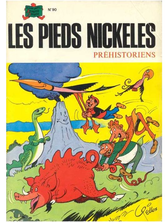 Pieds Nickelés (Les) - La collection (Hachette) tome 90 - Les Pieds Nickelés préhistoriens (éd. 1976) main product photo