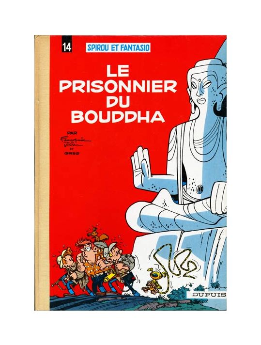 Spirou et Fantasio tome 14 - Le prisonnier du Bouddha (éd. 1960) main product photo