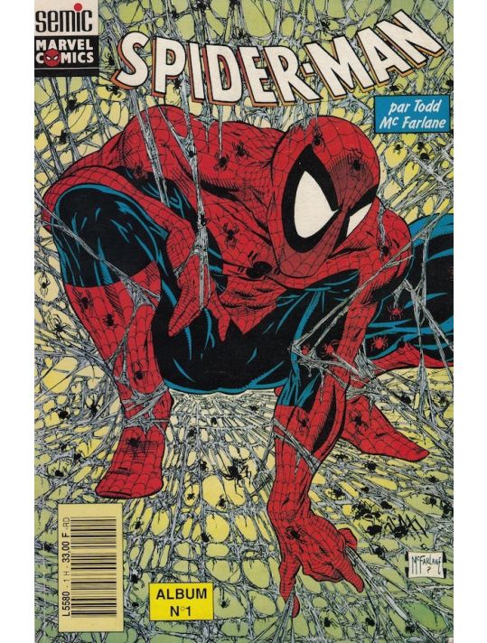 Spider-Man (Semic) - Album N°1 (n°1 à n°2) (éd. 1991) main product photo