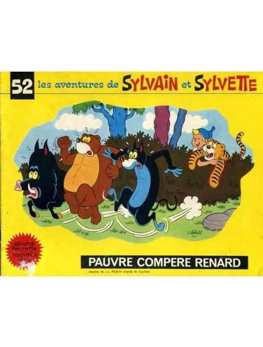 Sylvain et Sylvette (03-série : Fleurette nouvelle série) tome 52 - Pauvre compère renard (éd. 1972) main product photo