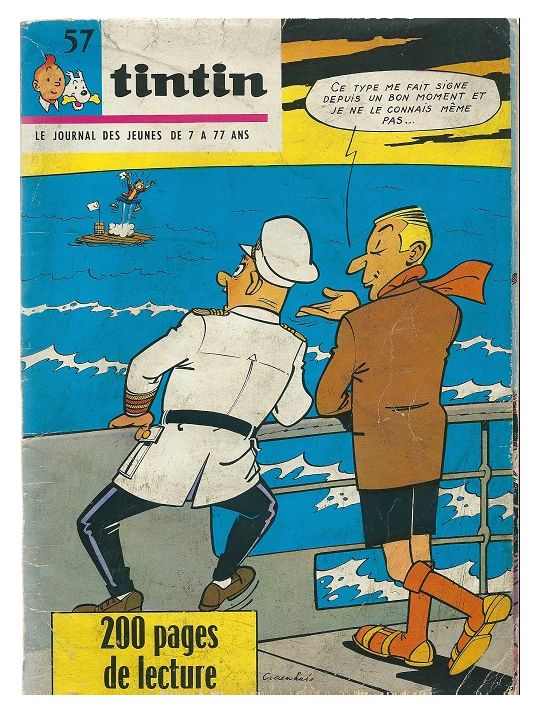 (Recueil) Tintin (Album du journal - Édition française) - Tintin album du journal (n° 1070 à n° 1073) (éd. 1969) main product photo