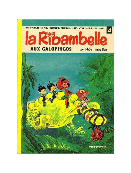 Ribambelle (La) tome 4 - La Ribambelle aux Galopingos (éd. 1968) main product photo