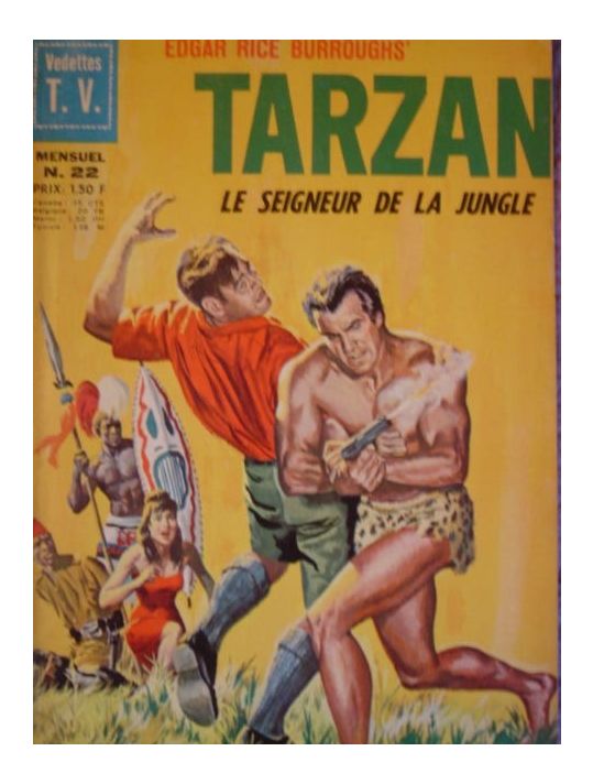 Tarzan (3e Série - Sagédition) (Vedettes T.V.) tome 22 - Le Nyanga lépreux (éd. 1970) main product photo