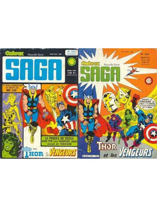 Ombrax Saga tome 243 - Ombrax Saga 243 (éd. 1986) main product photo