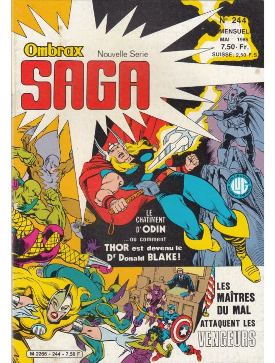 Ombrax Saga tome 244 - Ombrax Saga 244 (éd. 1986) main product photo