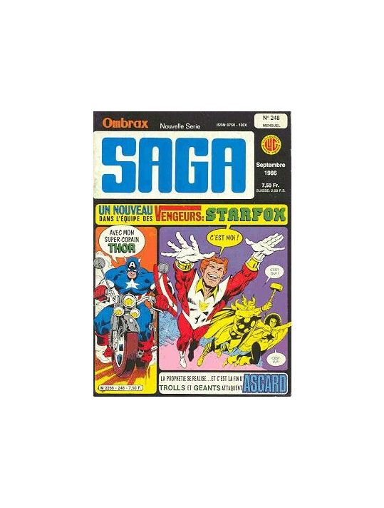 Ombrax Saga tome 248 - Ombrax Saga 248 (éd. 1986) main product photo