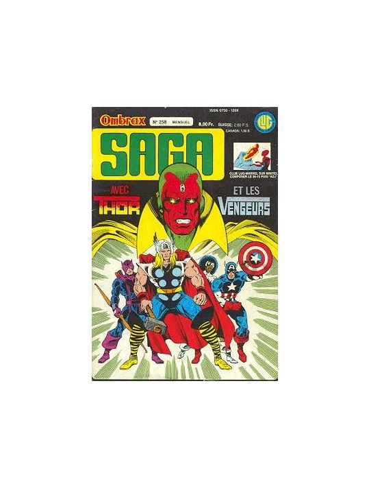 Ombrax Saga tome 258 - Ombrax Saga 258 (éd. 1987) main product photo