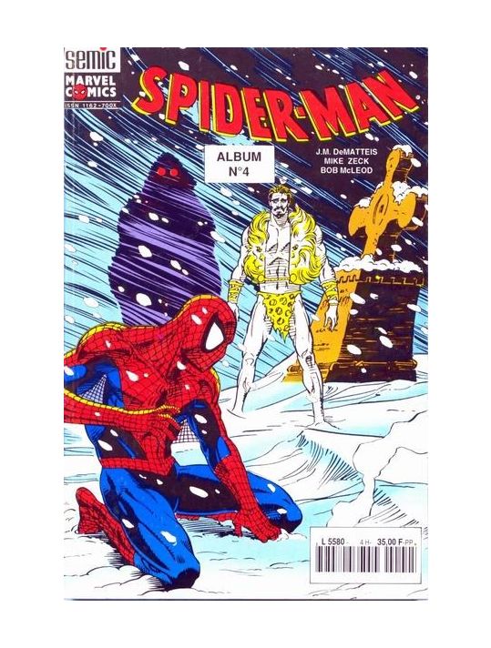 Spider-Man (Semic) - Album N°4 (n°7 à n°8) (éd. 1993) main product photo