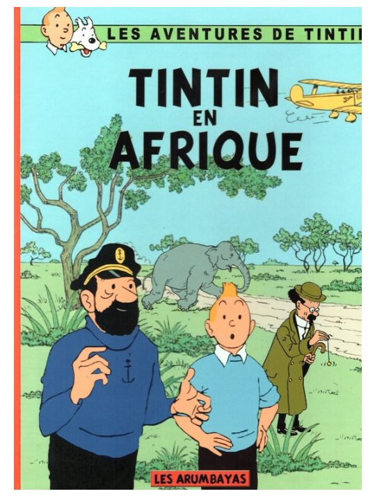 Tintin en Afrique main product photo