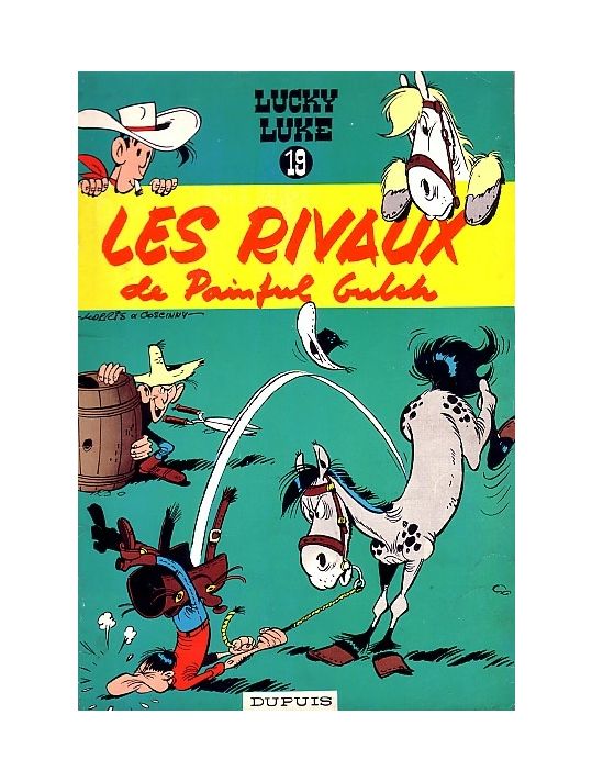 Lucky Luke tome 19 - Les rivaux de Painful Gulch main product photo