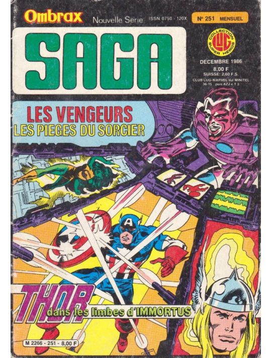 Ombrax Saga tome 251 - Ombrax Saga 251 (éd. 1986) main product photo