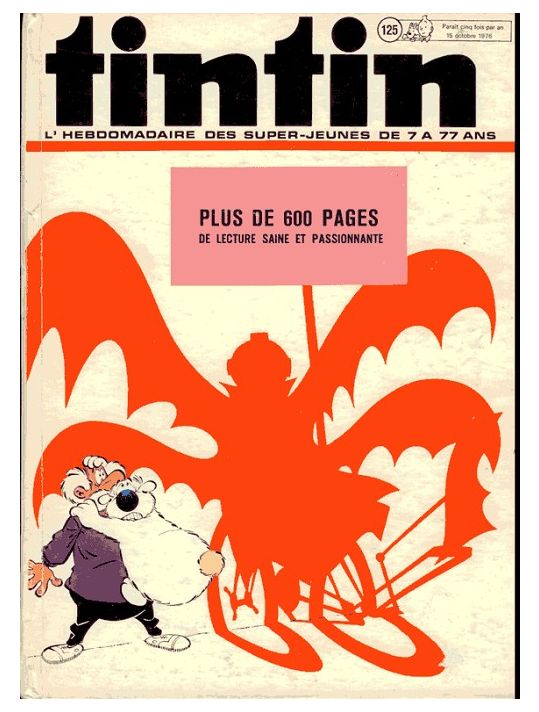 (Recueil) Tintin (Album du journal - Édition française) tome 125 - Tintin album du journal (éd. 1976) main product photo
