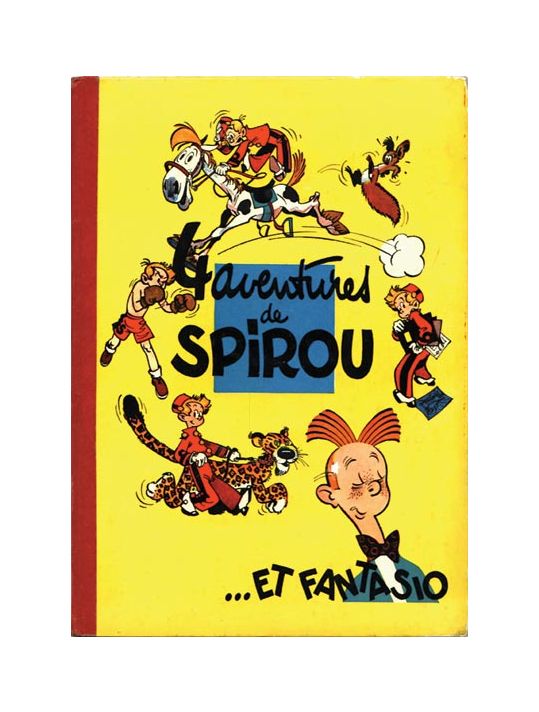 Spirou et Fantasio tome 1 - 4 aventures de Spirou ...et Fantasio (éd. 1956) main product photo