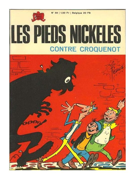 Pieds Nickelés (Les) - La collection (Hachette) tome 59 - Les pieds nickelés contre croquenot (éd. 1970) main product photo