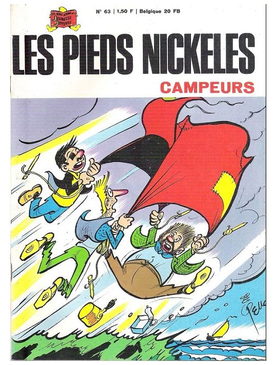 Pieds Nickelés (Les) - La collection (Hachette) tome 63 - Les pieds nickelés campeurs (éd. 1968) main product photo