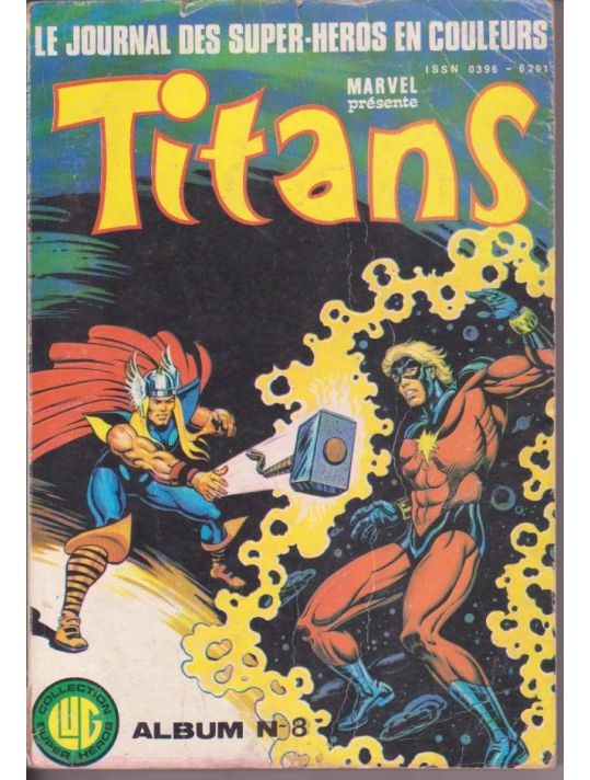 Titans - Album N°8 (du n°22 au n°24) (éd. 1980) main product photo