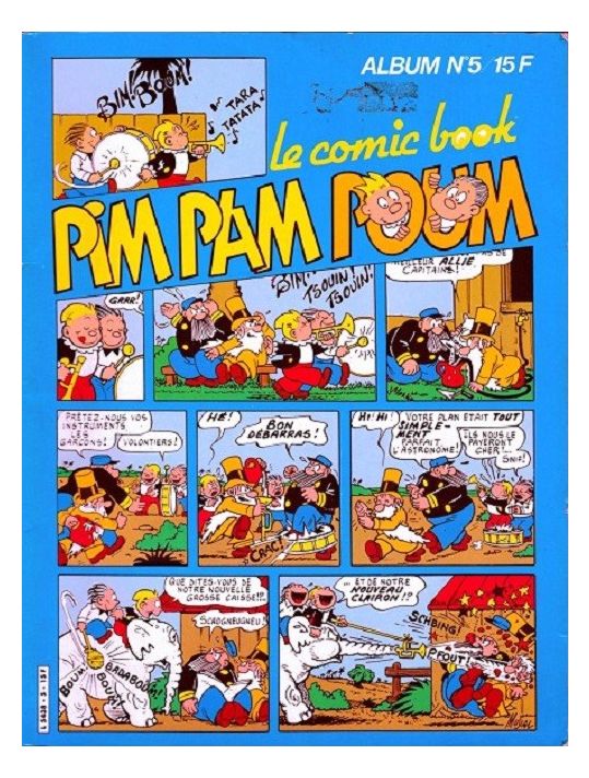Pim Pam Poum (Le comic book) - Album N°5 (éd. 1983) main product photo
