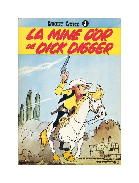 Lucky Luke tome 1 - La mine d'or de Dick Digger (éd. 1969) main product photo
