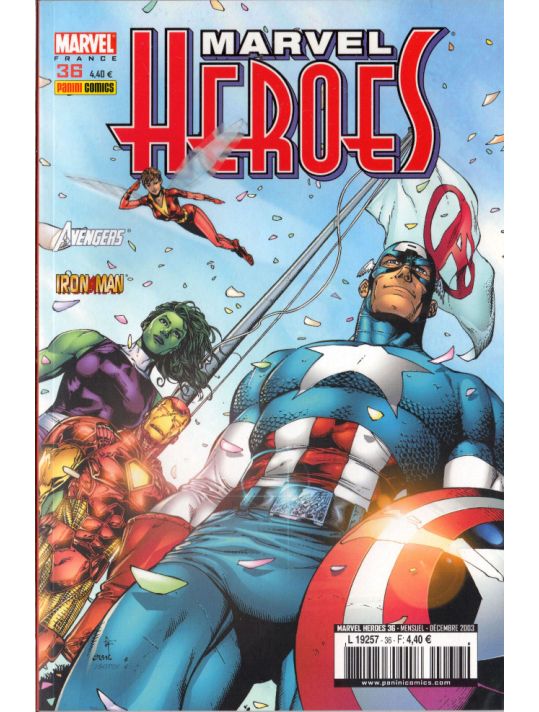 Marvel Heroes (1re série) tome 36 - Les allées du pouvoir (éd. 2003) main product photo