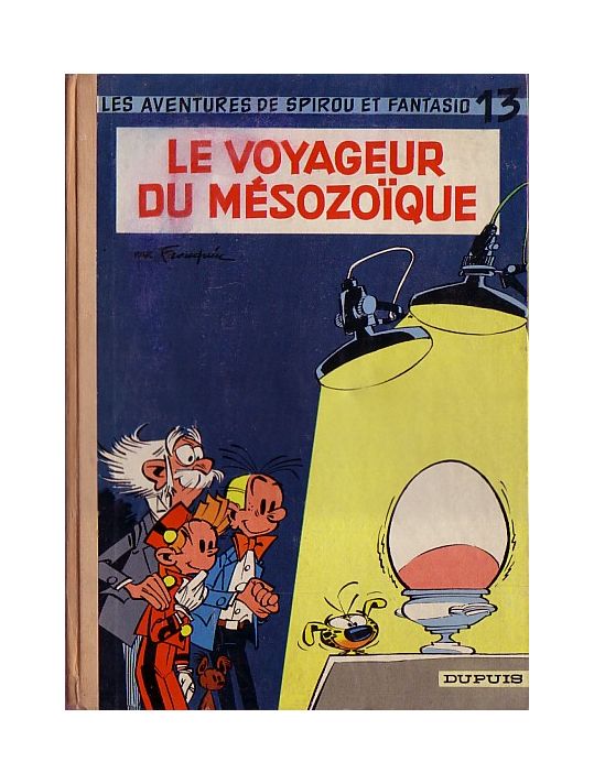 Spirou et Fantasio tome 13 - Le voyageur du mésozoïque (éd. 1960) main product photo