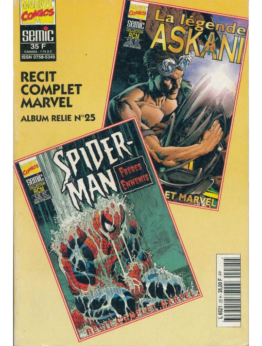 Un récit complet Marvel - Double Album Relié N°25 (n°50 et n°51) (éd. 1996) main product photo