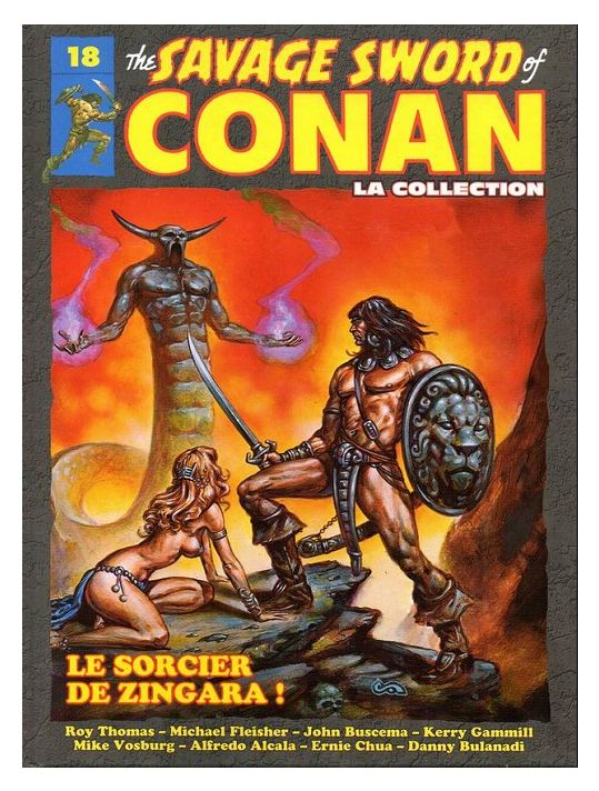 Savage Sword of Conan (The) - La Collection (Hachette) tome 18 - Le sorcier de zingara ! (éd. 2018) main product photo