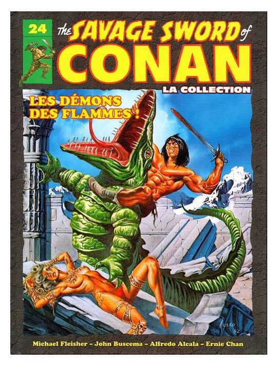 Savage Sword of Conan (The) - La Collection (Hachette) tome 24 - Les démons des flammes ! (éd. 2018) main product photo