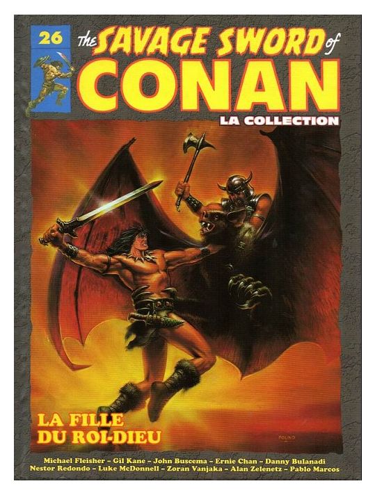 Savage Sword of Conan (The) - La Collection (Hachette) tome 26 - La fille du roi-dieu (éd. 2018) main product photo