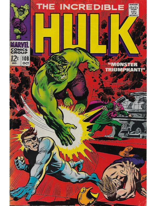 Incredible Hulk Vol.1bis (The) (1968) tome 108 - Monster Triumphant! (éd. 1968) main product photo