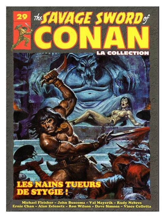 Savage Sword of Conan (The) - La Collection (Hachette) tome 29 - Les nains tueurs de stygie ! (éd. 2018) main product photo