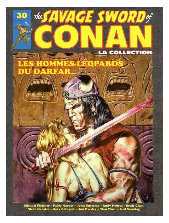 Savage Sword of Conan (The) - La Collection (Hachette) tome 30 - Les hommes-léopards du darfar (éd. 2018) main product photo