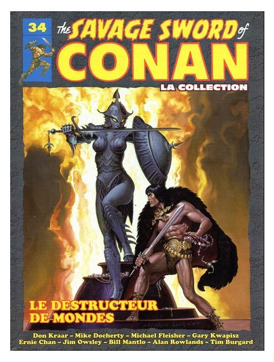 Savage Sword of Conan (The) - La Collection (Hachette) tome 34 - Le destructeur de mondes (éd. 2019) main product photo