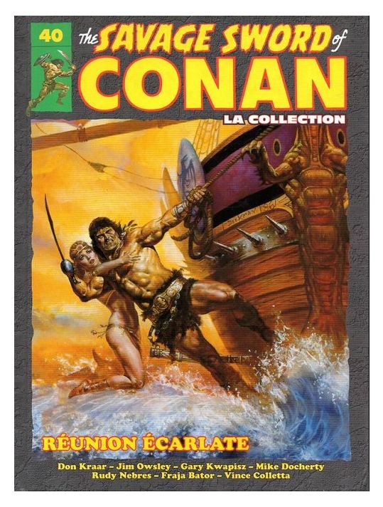 Savage Sword of Conan (The) - La Collection (Hachette) tome 40 - Réunion écarlate (éd. 2019) main product photo