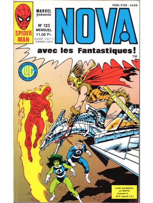 Nova (LUG - Semic) tome 123 - Nova 123 (éd. 1988) main product photo