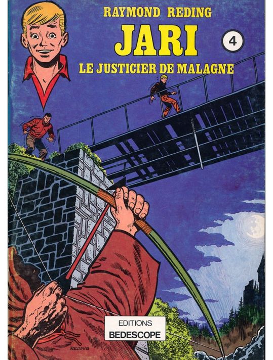 Jari tome 8 - Le justicier de Malagne (éd. 1978) main product photo