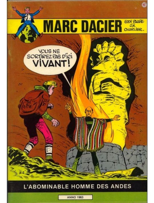 Marc Dacier (1re série) tome 8 - L'Abominable Homme des Andes (éd. 1975) main product photo