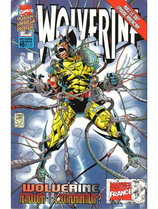 Wolverine (1re série) tome 48 - Wolverine retrouvera t-il son adamantium? (éd. 1997) main product photo