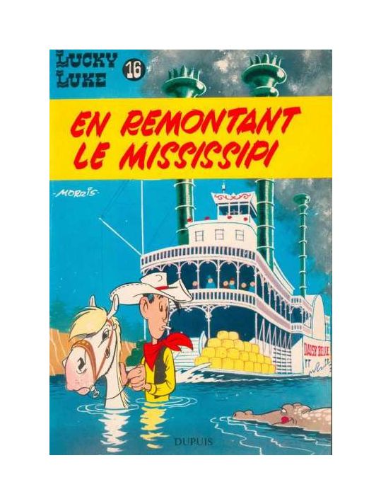Lucky Luke tome 16 - En remontant le Mississipi (éd. 1964) main product photo