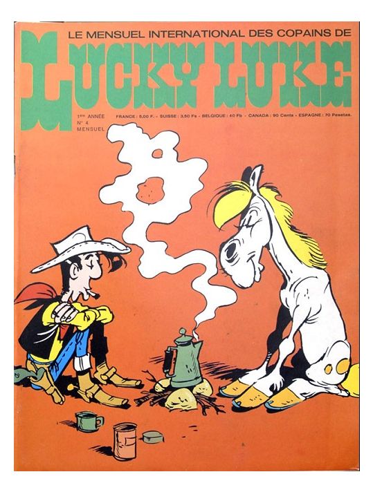 Lucky Luke - Mensuel international des copains numéro 4 main product photo