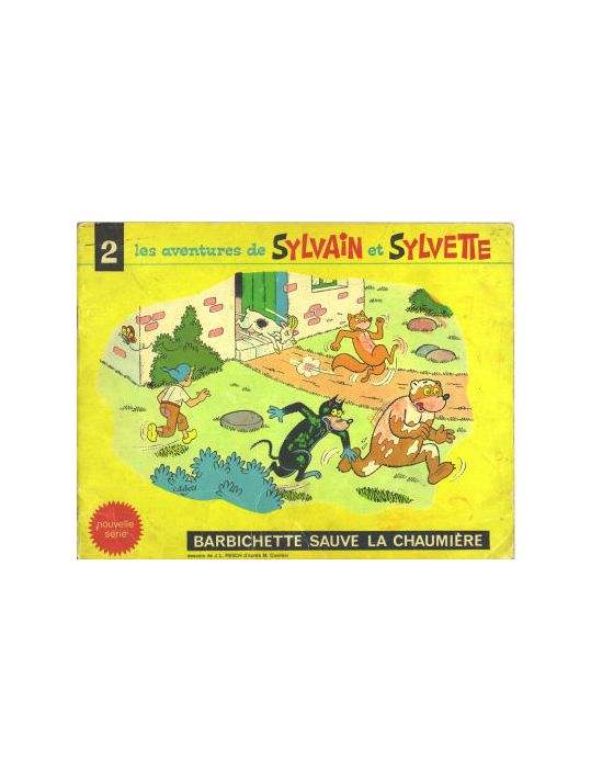 Sylvain et Sylvette (03-série : Fleurette nouvelle série) tome 2 - Barbichette sauve la chaumière (éd. 1967) main product photo
